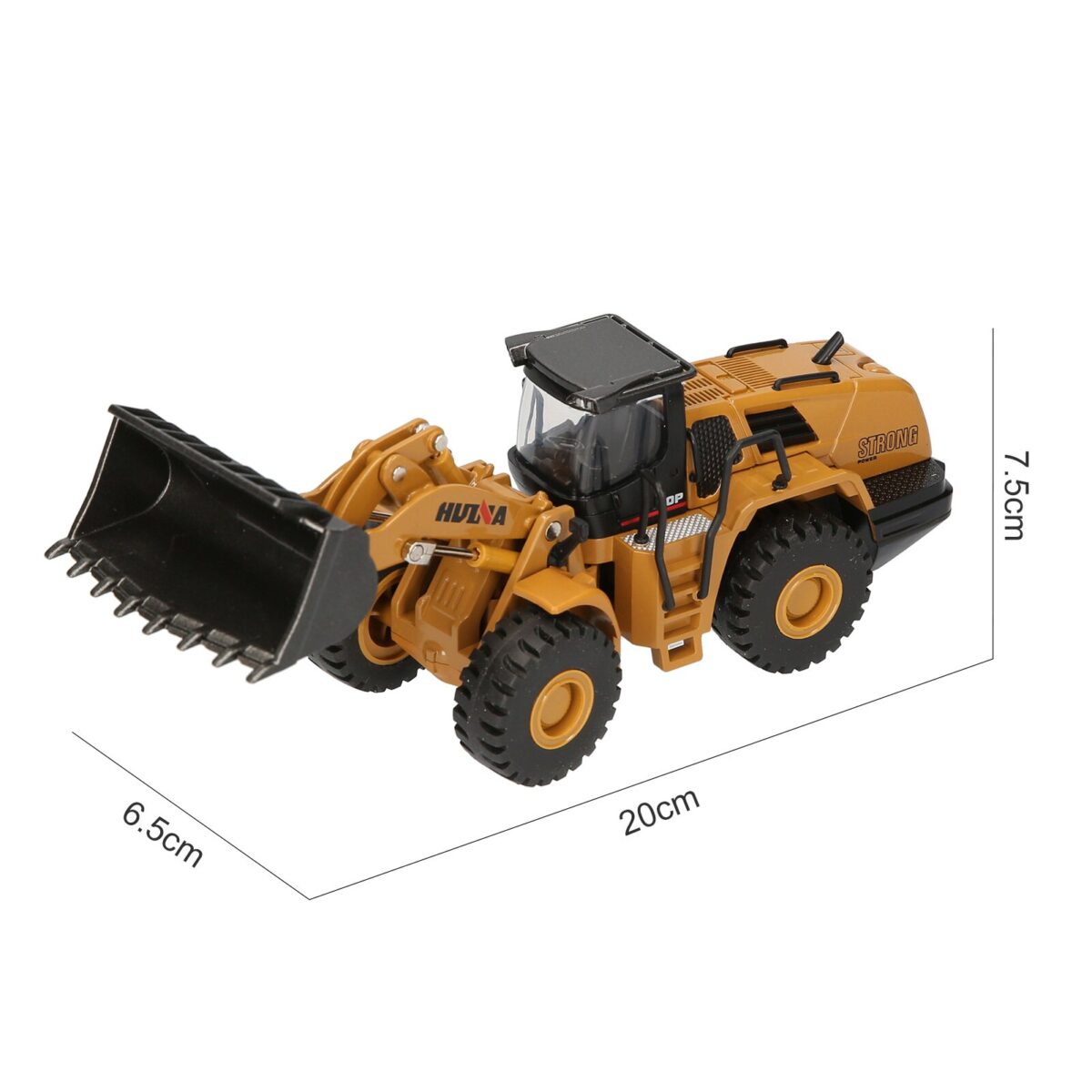 Tractor Cargador Frontal de Metal - Imagen 10
