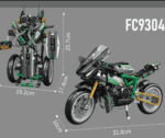 Armable 2 en 1-Moto y Robot - Imagen 2